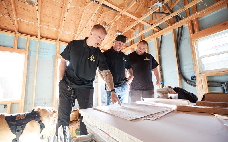 A picture of the team at Anchored Tiny Homes, where we are prepared to support our franchisees and help your business grow.