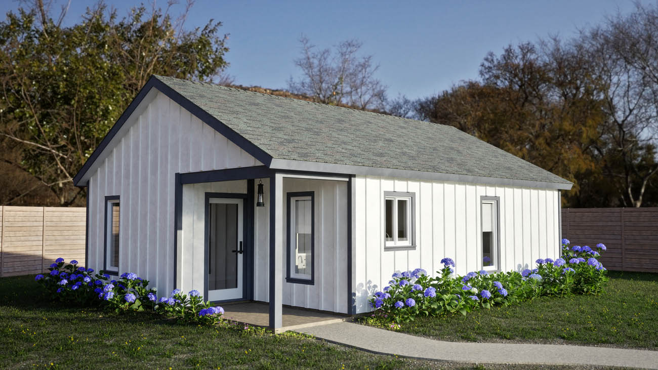 Anchored Tiny Homes Sacramento 1 bed ADU built by our small home contractors in Sacramento..
