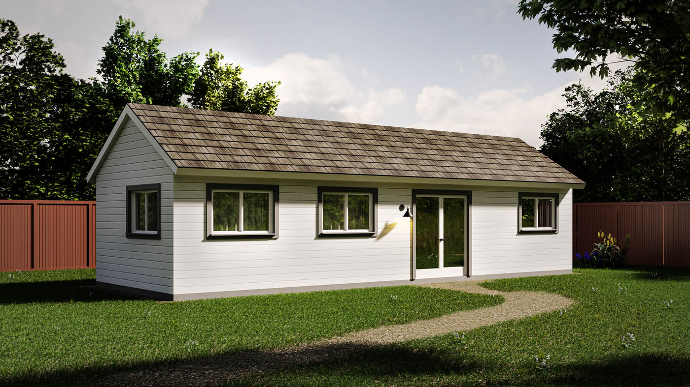 Anchored Tiny Homes St. Pete / Clearwater C-535 2 bedroom ADU model.